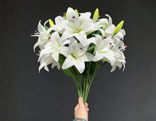 Heads long artificial lily - 9,