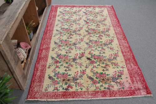 Vintage rug 1x6 - rug,, ft