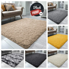 Thick Large Anti Slip Shaggy Rugs Soft Fluffy Rug Living Room Bedroom Carpet Mat