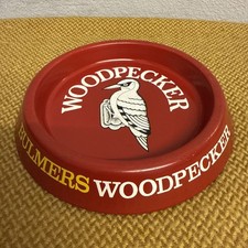 Bulmers  Woodpecker  Cider Large Enamel Ashtray -  Breweriana