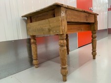 Small Stripped ( untreated ) Vintage Pine Table for Kitchen, Lounge or Desk