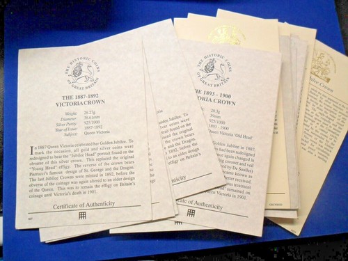 Certificates for crown - for,