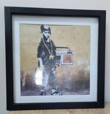 Banksy Print In Frame Wall Art