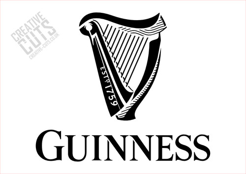 Classic guinness stencil bar - stencil,