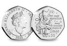 2020 SMEE UNC Isle of Man Peter Pan Tinker Bell Coin UK