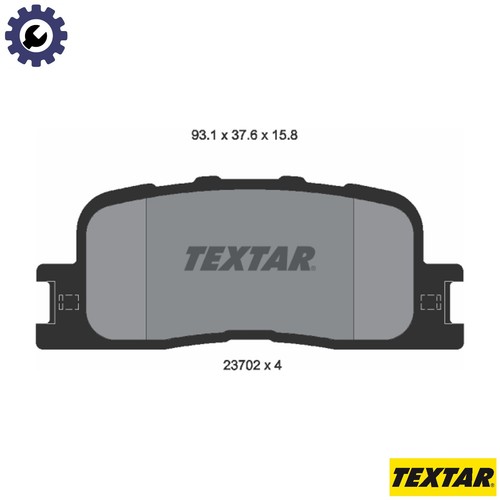 Brake pad set disc - set,