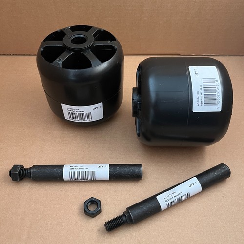 Anti scalp mower deck wheel - scalp,