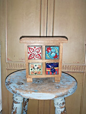 HANDMADE INDIAN CERAMIC FOUR