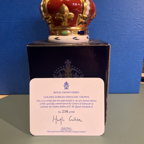 Royal crown derby - crown, queen