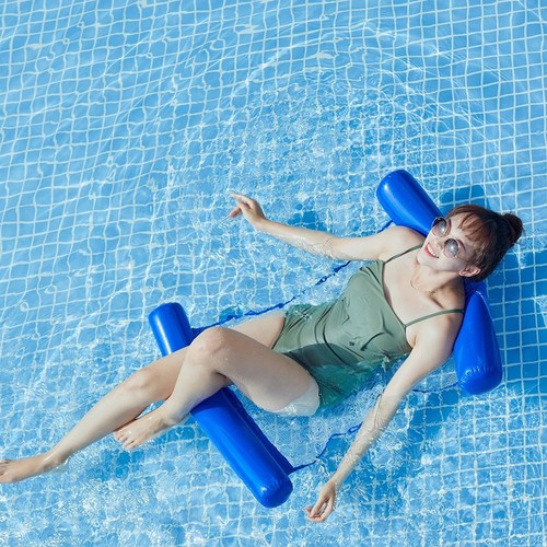 Inflatable hammock mesh pool - mesh,
