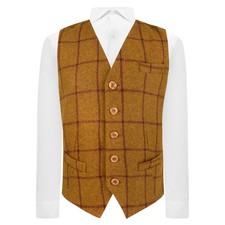 Luxury Dark Mustard Check