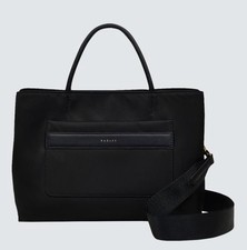 RADLEY BLACK HANDBAG SHOULDER CROSS BODY MULTIWAY TOTE BAG NEW!!!