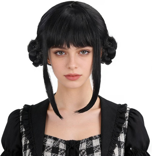 Black short wig - short, with