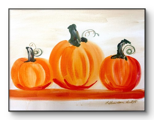 Three pumpkins x11 - three,