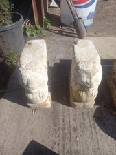 Bench Stone Statues Garden