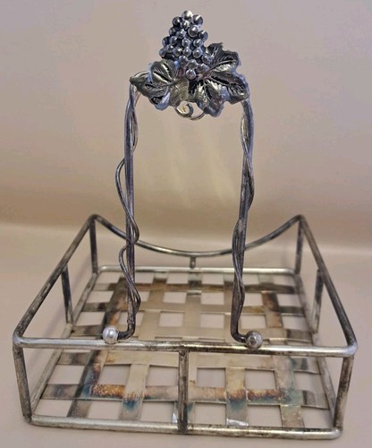 Vintage silver plated grape - silver,
