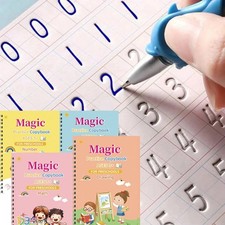4PCS MAGIC PRACTICE COPYBOOK