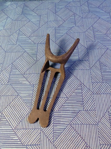 Antique boot jack cast - jack, iron