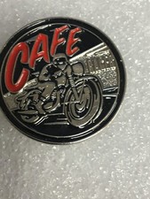 New Biker pin badge CAFE RACER