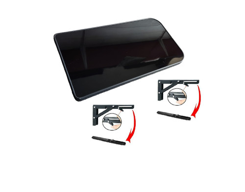 Small gloss black folding - small,