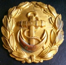 ✚6799✚ German Navy Kriegsmarine officer parade belt buckle gold WW2 Dolchkoppel