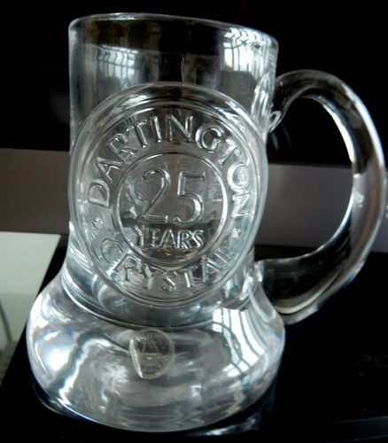 Dartington glass beer - dartington, tankard