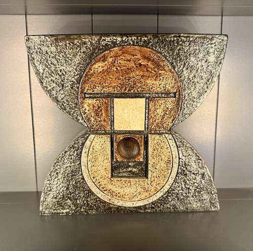 Troika anvil vase decorated - troika,