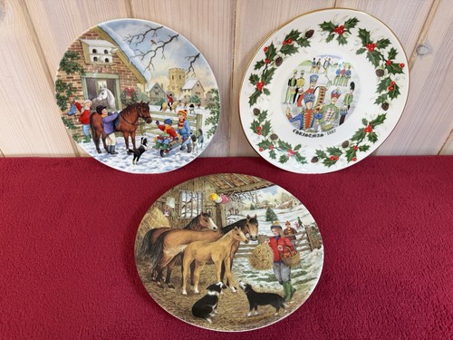 Christmas colllector plates - christmas, x3