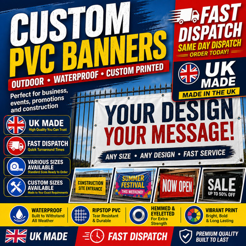Pvc banners outdoor custom - banners,