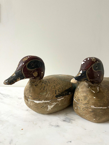 Antique duck decoys - antique, venetian