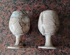 Set of 2 Onyx Marble Stone