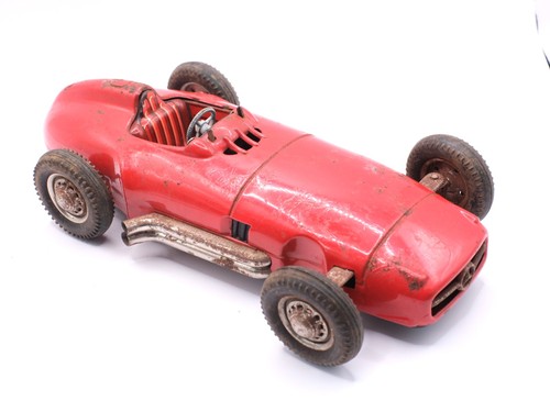 Vintage jfn mercedes tin plate - vintage,