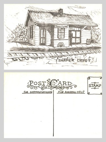 Vintage postcard shafer - vintage,