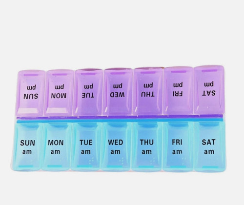 Weekly daily pill box - weekly,