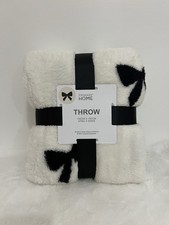 Primark White & Black Bow