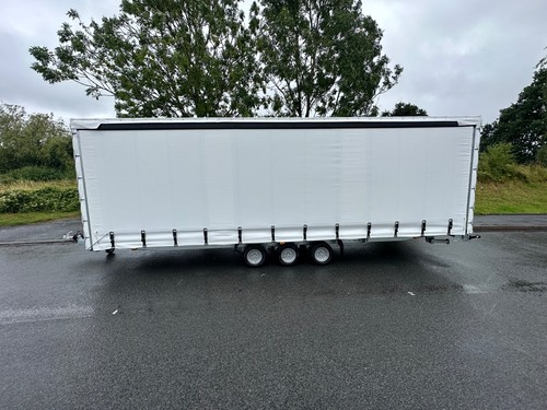 Box trailer flatbed car - trailer,