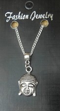 Buddha Head Pendant Necklace