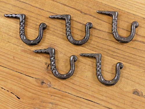 Cast iron nail hooks - 5,