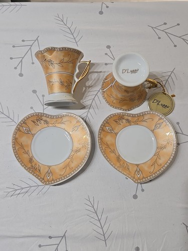 Lusso porcelain tea cup - porcelain, &