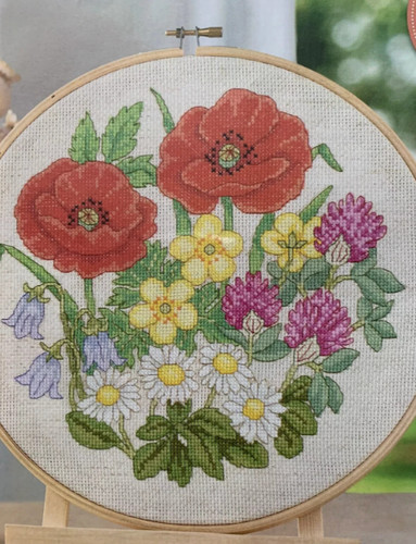 Summer season cross stitch - summer,