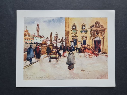 Antique 1905 print palazzo - 1905,