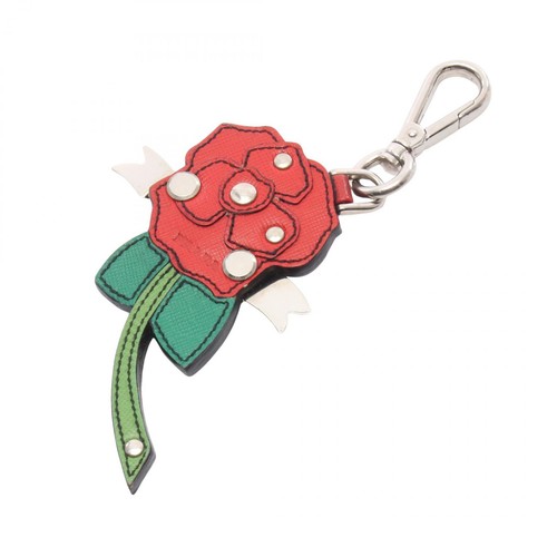 Prada rose bag charm holder - rose,