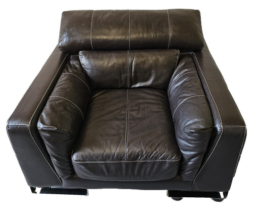 Dfs chocolate brown - dfs, leather