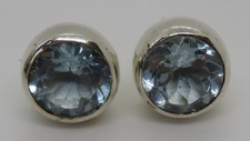 Sterling silver aquamarine - sterling, &