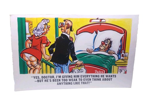 Retro saucy seaside postcard - saucy,