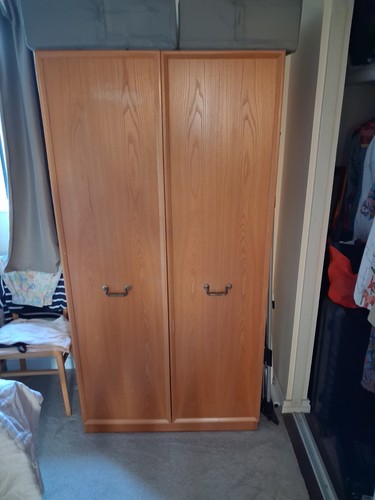 Plan teak wardrobe double - g,