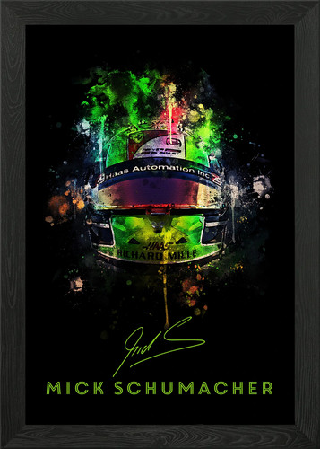 Mick schumacher framed - framed, wall
