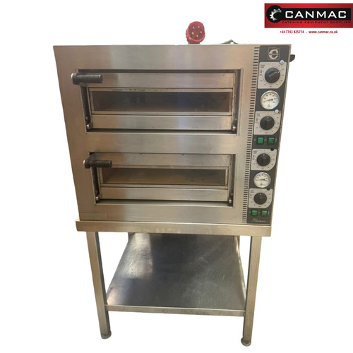 Cuppone twin deck pizza oven - twin,