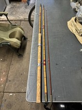 W A ALLCOK 11’ BAMBOO & FIBREGLASS MATCH FLOAT FISHING ROD RESTO 1994 WITH BAG