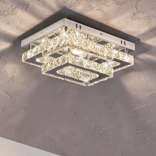 Crystal ceiling light - crystal, led